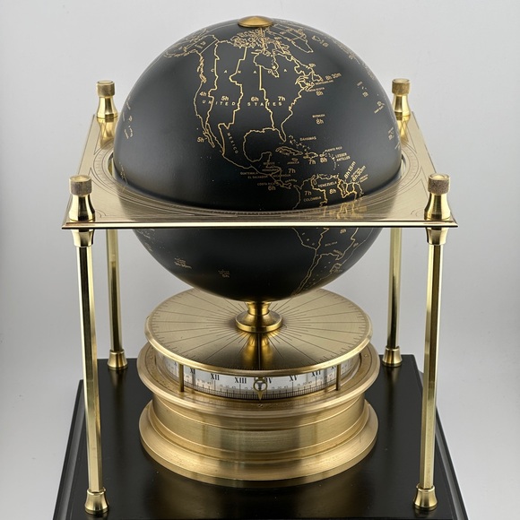 Vintage Imhof Globe Clock built for The Royal Geographical Society c. 1979 - Picture 1 of 8